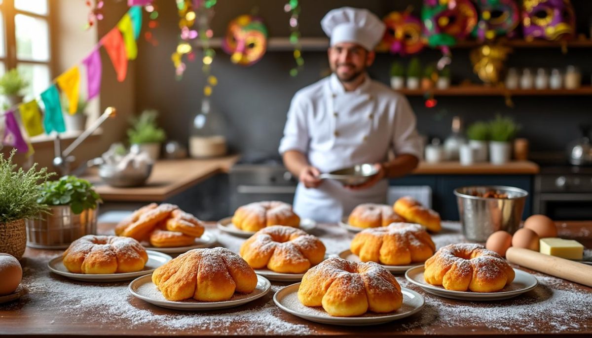 découvrez la recette maison des bugnes craquantes de jean-françois piège, pour transformer votre cuisine en un carnaval gourmand de saveurs et de plaisirs croustillants.