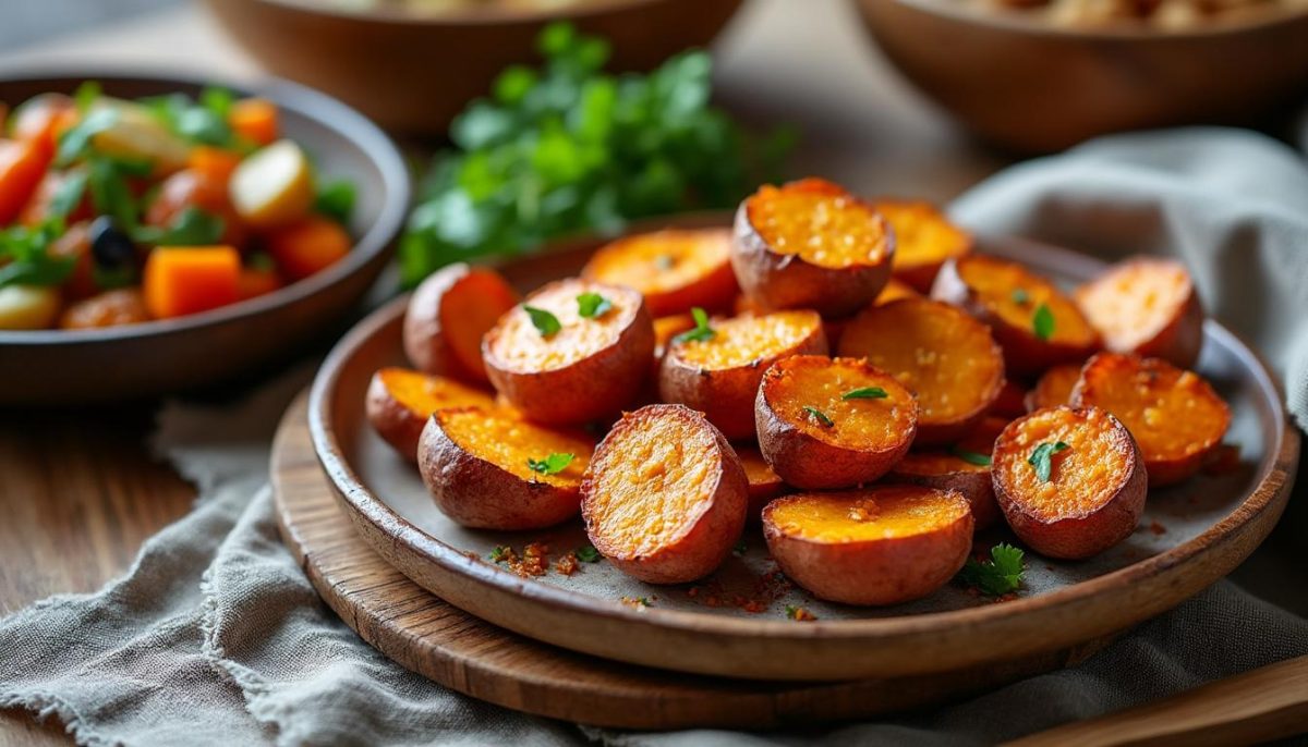 découvrez ces patates douces dorées, irrésistiblement croustillantes et savoureuses, qui deviennent la star de chaque repas en sublimant votre plat principal.