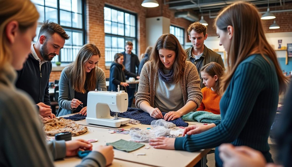 participez à la fashion revolution week avec un programme complet : ateliers gratuits, couture urbaine innovante et débats passionnants pour repenser la mode durable.