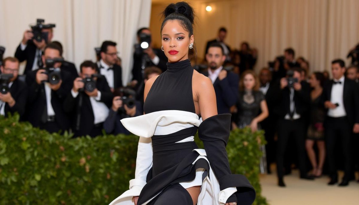 découvrez comment rihanna a marqué le met gala 2026 en imposant son style intemporel avec une tenue audacieuse signée maison margiela, alliant élégance et avant-garde.