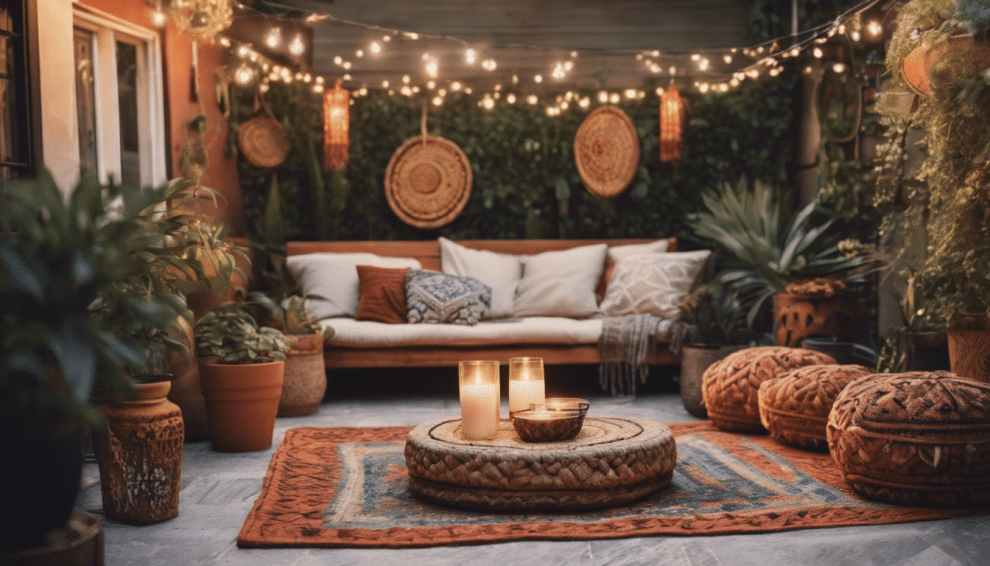 Comment aménager un patio bohème pour une ambiance chaleureuse ? - ShopVip