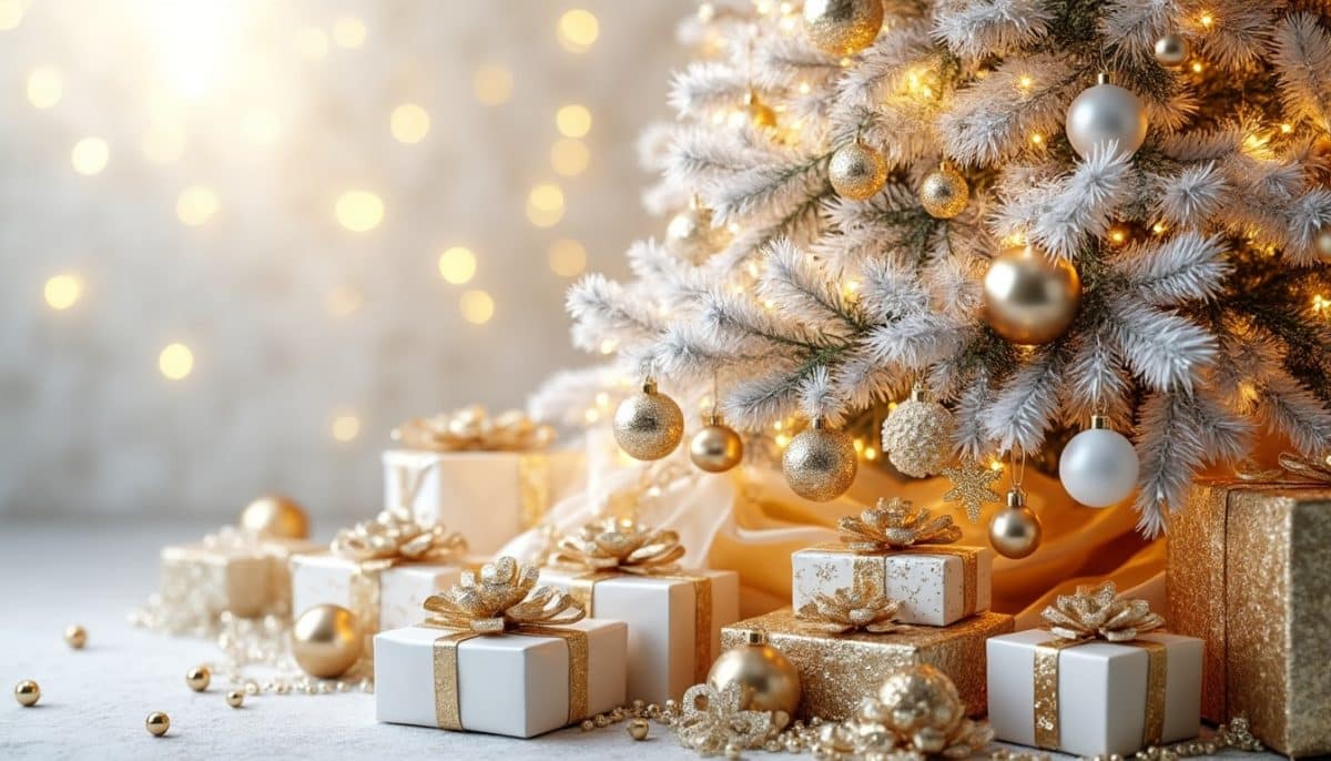 découvrez nos idées de décoration élégantes pour un sapin de noël blanc et or. transformez votre intérieur en un véritable havre de paix festif avec des accents raffinés qui illumineront vos fêtes.