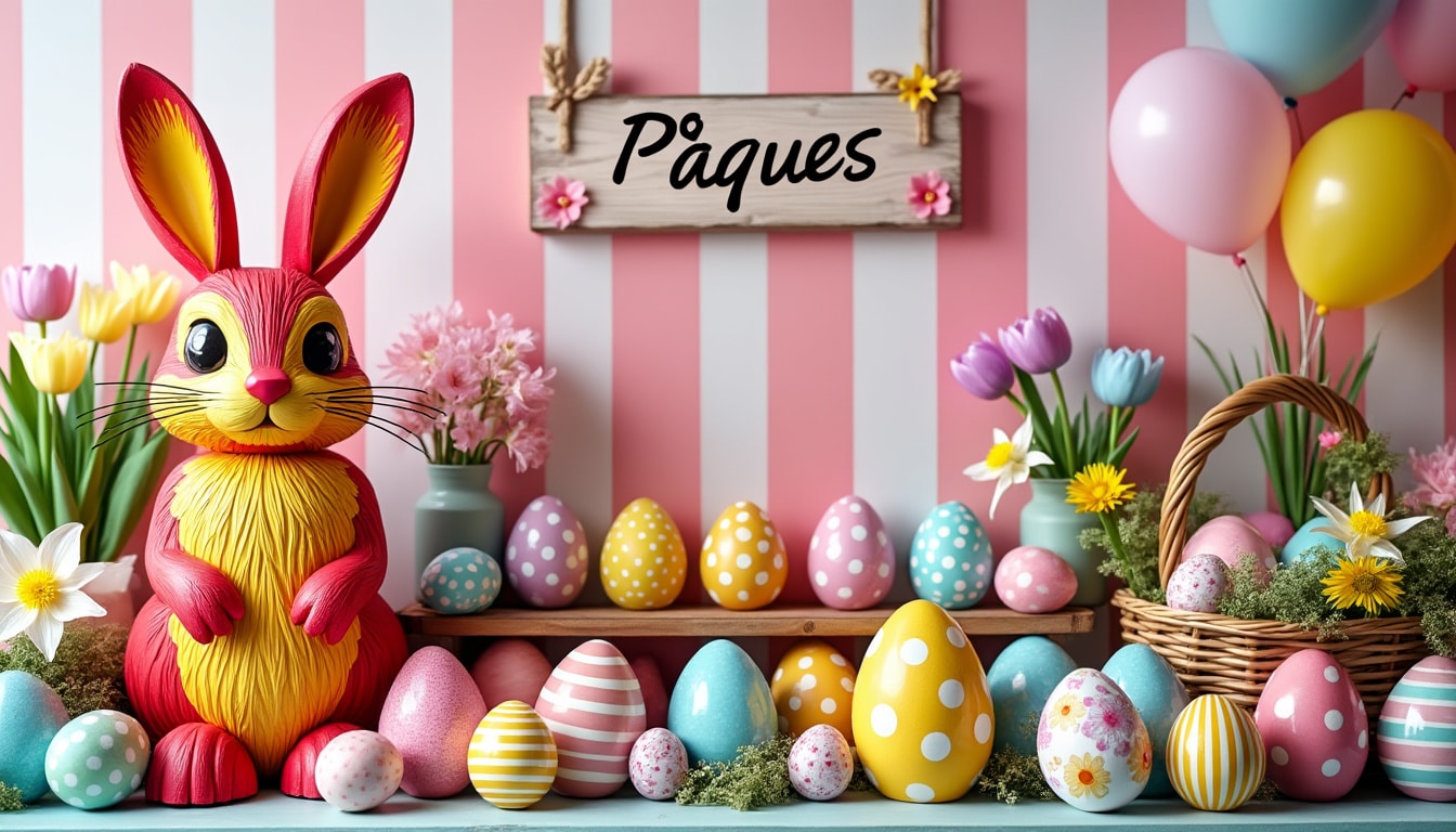 découvrez des idées de décoration créatives et inspirantes pour célébrer pâques à la maison. transformez votre intérieur avec des touches festives, des couleurs printanières et des éléments charmants qui raviront vos invités et créeront une ambiance chaleureuse pour cette fête traditionnelle.