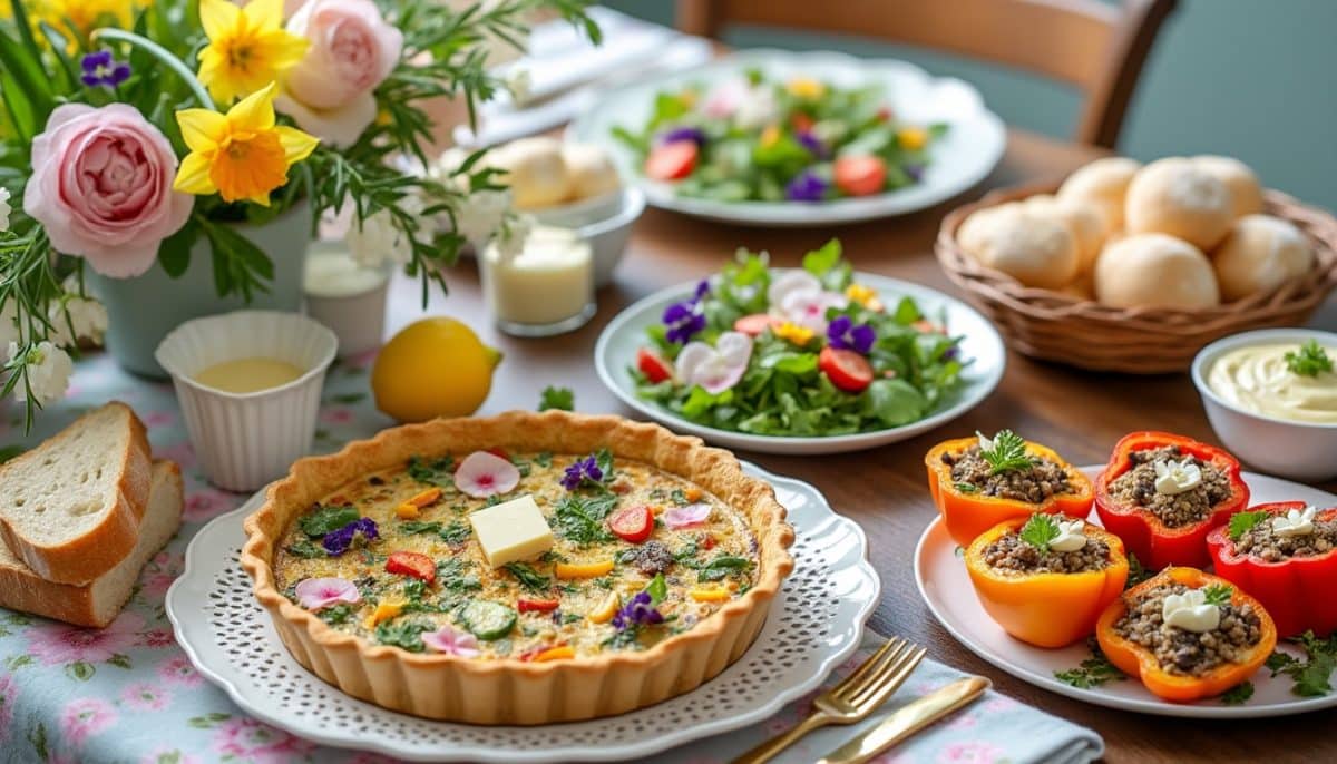 découvrez des idées de recettes végétariennes délicieuses et créatives pour célébrer pâques en toute simplicité. transformez votre menu pascal avec des plats savoureux qui raviront vos convives tout en respectant les traditions. inspirez-vous de nos suggestions pour un repas festif sans viande, alliant fraîcheur et gourmandise.