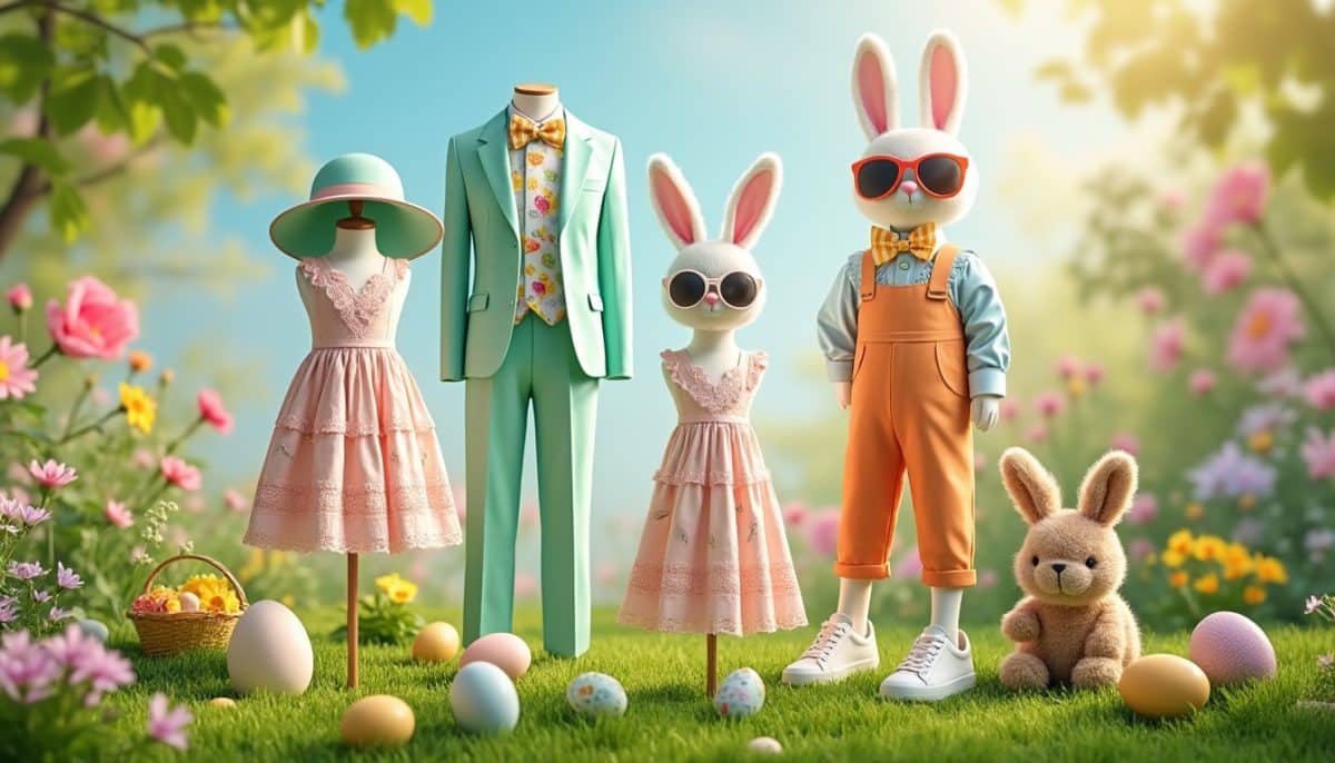 découvrez des idées tendance de vêtements assortis pour célébrer pâques en famille ou entre amis. des ensembles coordonnés pour tous les âges, parfaits pour des photos mémorables et une festivité stylée. inspirez-vous et faites de cette fête un moment inoubliable !