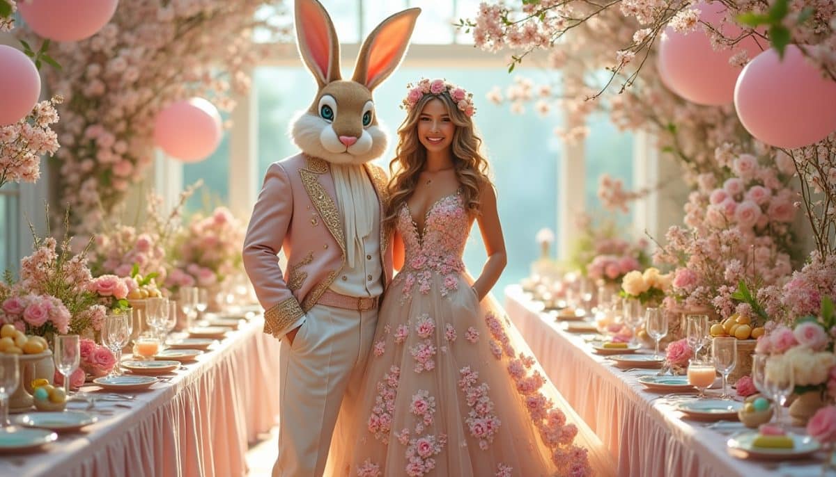 découvrez des idées de costumes originales et festives pour célébrer pâques en grande pompe ! que vous soyez en famille ou entre amis, trouvez l'inspiration pour des déguisements qui égayeront vos festivités pascales.