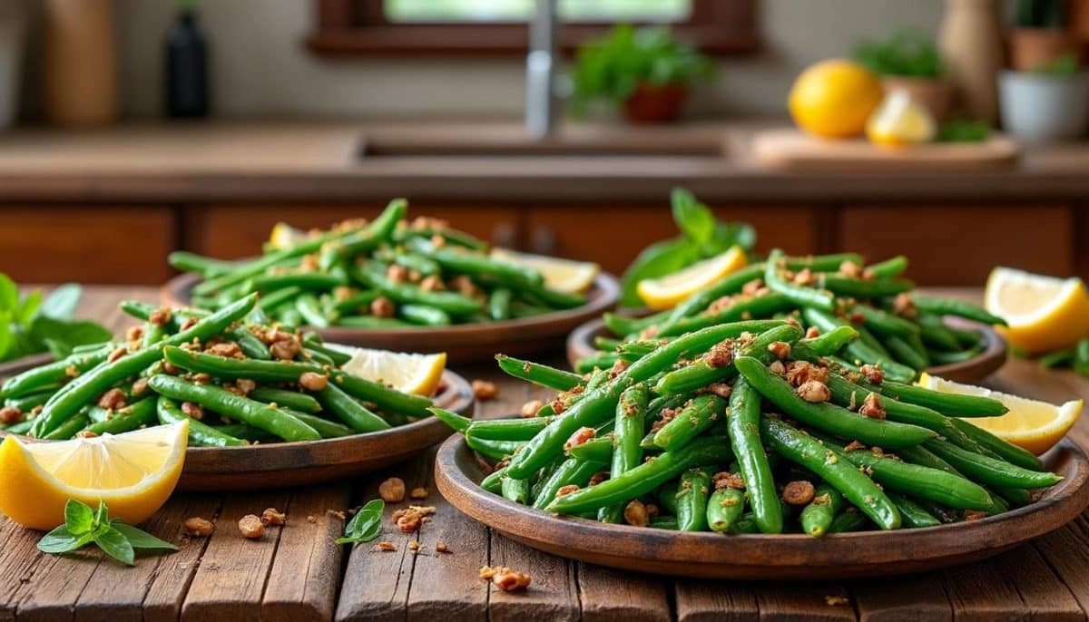 découvrez 11 délicieuses recettes d'haricots verts prêtes en un rien de temps ! parfaites pour un plat express, ces idées vous permettront de savourer ce légume sain et savoureux tout en gagnant du temps en cuisine.