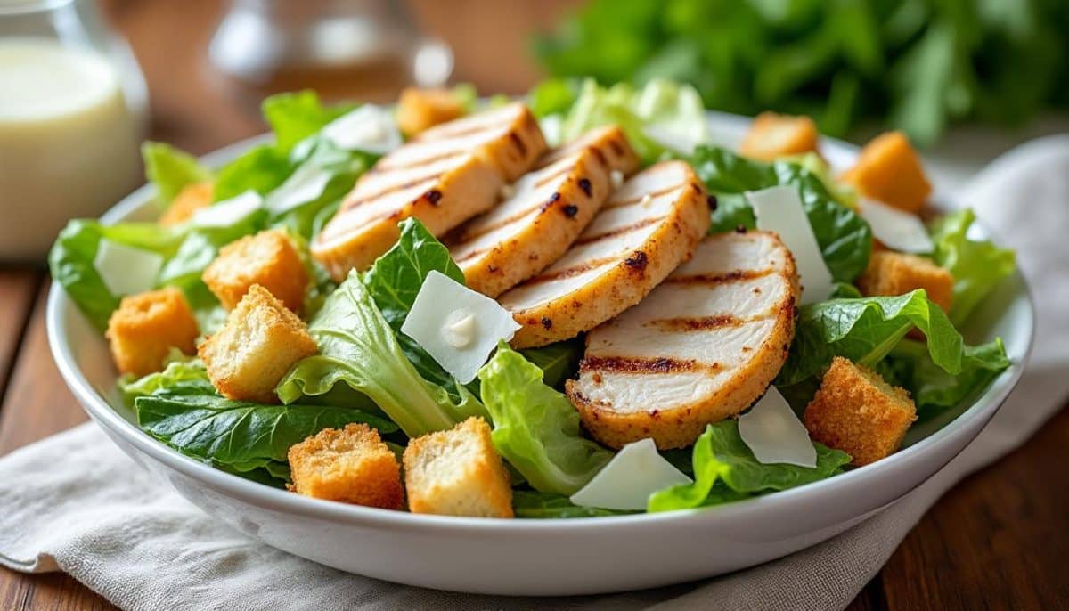 découvrez 12 délicieuses recettes de salades césar au poulet, idéales pour un plat complet savoureux et équilibré. parfaites pour le déjeuner ou le dßner, ces recettes allient fraßcheur et gourmandise, tout en apportant une touche d'originalité à votre table.