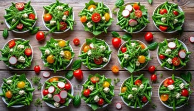 découvrez 12 délicieuses recettes de salades de haricots verts qui allient fraîcheur et croquant. parfaites pour accompagner vos plats ou comme entrée légère, ces salades sauront régaler vos convives avec des combinaisons savoureuses et colorées.