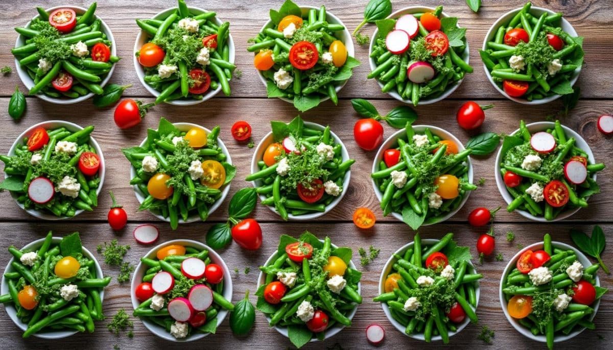 découvrez 12 délicieuses recettes de salades de haricots verts qui allient fraîcheur et croquant. parfaites pour accompagner vos plats ou comme entrée légère, ces salades sauront régaler vos convives avec des combinaisons savoureuses et colorées.