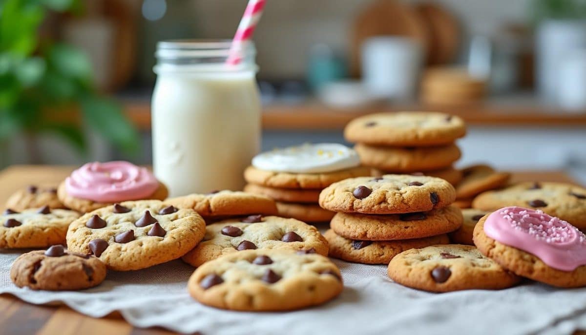 découvrez 14 délicieuses recettes de cookies faciles et rapides à préparer pour un goûter express qui ravira petits et grands. idéales pour les pauses sucrées, ces recettes variées sauront satisfaire toutes vos envies gourmandes en un rien de temps.
