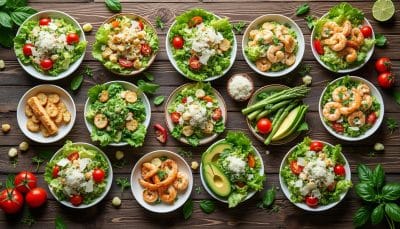 découvrez 14 recettes de salades césar revisitées pour éveiller vos papilles ! des variantes créatives et savoureuses qui allient tradition et audace, idéales pour toutes vos occasions.