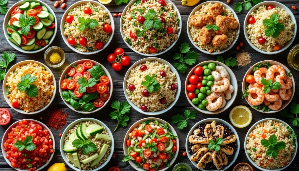 découvrez 15 recettes de salades de riz innovantes et délicieuses, parfaites pour un repas complet et rafraîchissant. idéales pour l'été, ces salades associent saveurs et nutrition pour régaler vos convives.