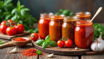découvrez nos 15 recettes de sauces tomate maison qui transformeront vos plats en de véritables délices. que ce soit pour des pâtes, des pizzas ou des plats mijotés, ces sauces savoureuses et faciles à réaliser apporteront une touche d'authenticité à votre cuisine.