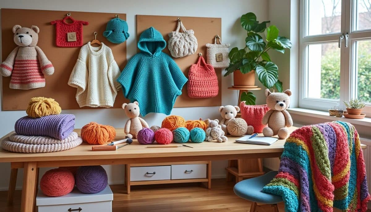 découvrez 17 projets de crochet inspirants pour donner vie à vos créations tendance. que vous soyez débutant ou expert, ces idées vous permettront d'ajouter une touche personnelle à votre style tout en vous amusant avec votre aiguille. plongez dans l'univers du crochet et réalisez des pièces uniques qui feront sensation.