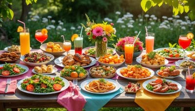 découvrez 17 délicieuses recettes de repas d'été à savourer sous le soleil. parfaites pour des pique-niques, des barbecues ou des repas en extérieur, ces idées gourmandes allient fraîcheur et convivialité. profitez des saveurs estivales et égayez vos journées ensoleillées !