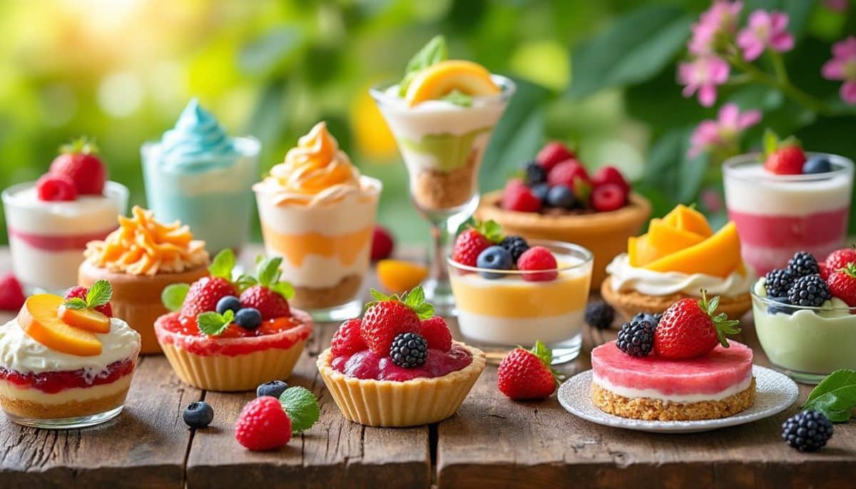 découvrez notre sélection de 18 délicieux desserts d'été qui raviront vos papilles. parfaits pour clore vos repas en beauté, ces douceurs fruitées et rafraîchissantes apportent une touche sucrée à vos journées ensoleillées. explorez des recettes faciles à réaliser et impressionnez vos invités avec des créations gourmandes.