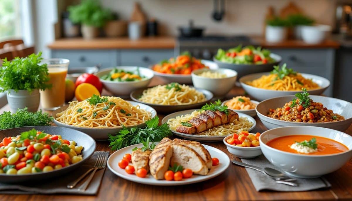 découvrez 20 idées de repas faciles et savoureux pour simplifier vos soirées. que vous soyez pressé ou à la recherche de nouvelles recettes, cette sélection vous aidera à concocter des plats rapides et délicieux, tout en facilitant votre organisation en cuisine.