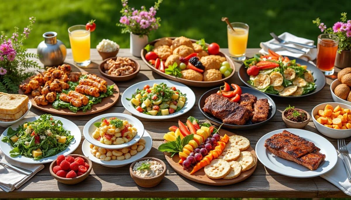 découvrez notre sélection de 20 plats estivaux savoureux qui raviront vos invités lors de vos repas en plein air. des recettes fraîches et colorées idéales pour profiter des belles journées d'été tout en régalant vos proches.