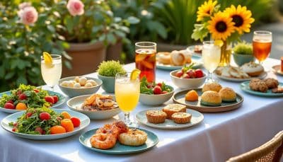 découvrez nos 21 recettes estivales délicieuses et faciles à préparer, idéales pour profiter pleinement de l'été avec des plats raffinés et gourmands qui raviront vos convives. inspirées des saveurs de saison, ces recettes transformées en un véritable festin estival vous séduiront à coup sûr !