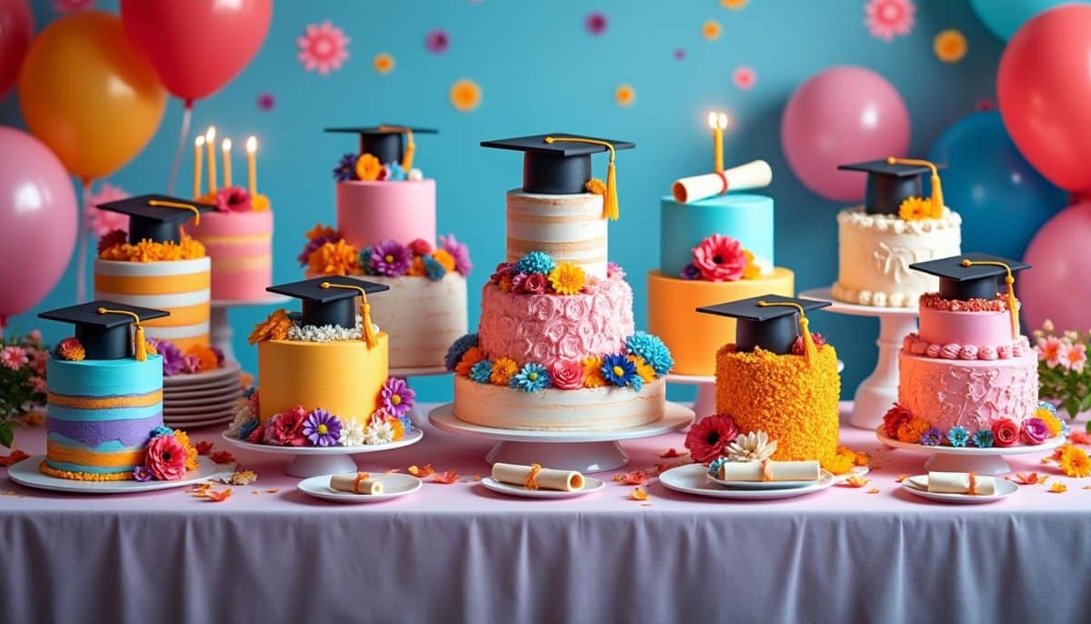 découvrez nos 9 délicieuses recettes de cakes de graduation, parfaites pour célébrer ce moment unique avec élégance. des saveurs variées, des designs élégants et des idées inspirantes pour rendre votre fête de graduation inoubliable.