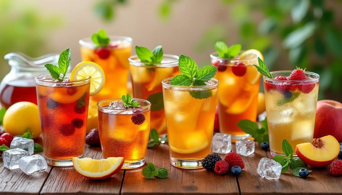 découvrez 9 délicieuses recettes de thé glacé maison, parfaites pour vous désaltérer durant les chaudes journées d'été. suivez nos conseils simples pour préparer des boissons rafraîchissantes qui raviront vos papilles!
