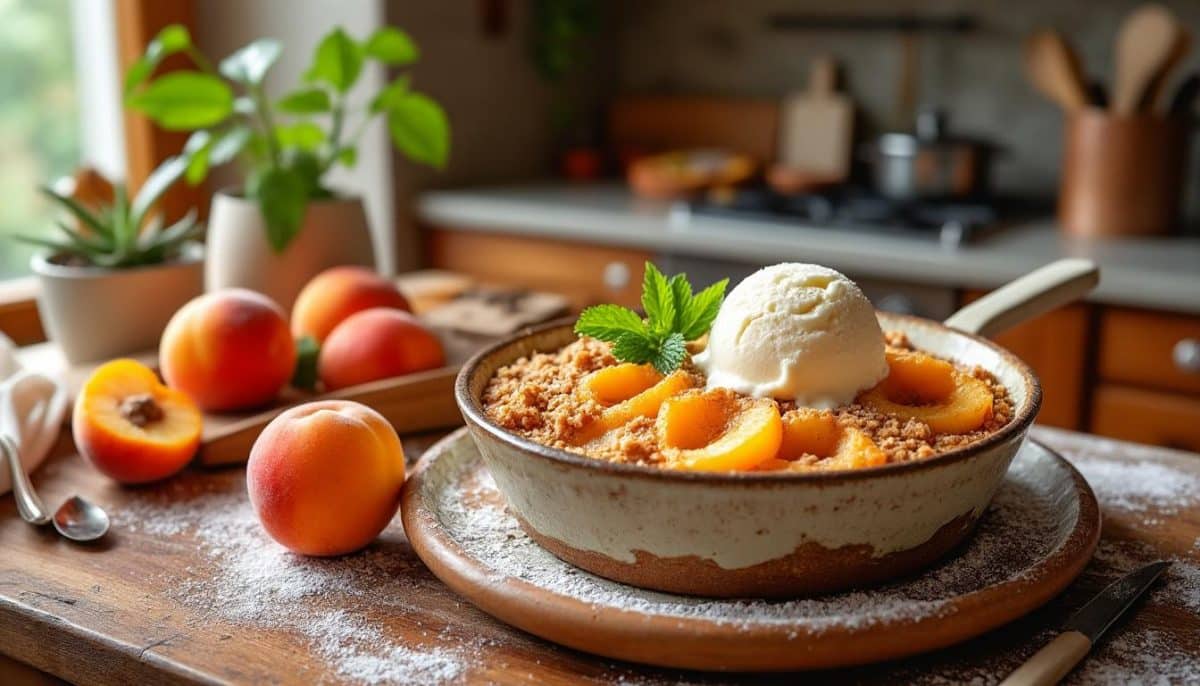 découvrez notre recette inratable de crumble abricot, un dessert gourmand qui ravira vos papilles. facile à réaliser, il allie la douceur des abricots à une pâte croustillante, parfait pour toutes vos occasions.