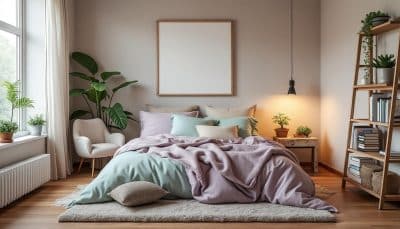 découvrez nos idées déco pour une chambre cocooning, où confort et sérénité se rencontrent. transformez votre espace en un véritable havre de paix avec des astuces d'aménagement, des couleurs apaisantes et des accessoires douillets.