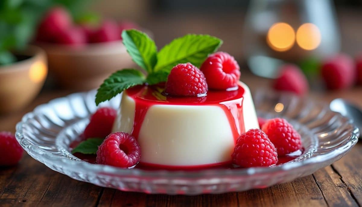 découvrez notre recette facile et délicieuse de panna cotta à réaliser chez vous. un dessert crémeux et raffiné qui ravira vos convives à coup sûr ! parfait pour toutes les occasions.