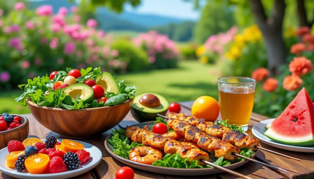 découvrez notre sélection de plats frais et savoureux pour vos repas d'été en plein air. réveillez vos papilles avec des recettes légères et délicieuses, idéales pour les barbecues, pique-niques et dîners en terrasse. apportez du soleil à votre table!