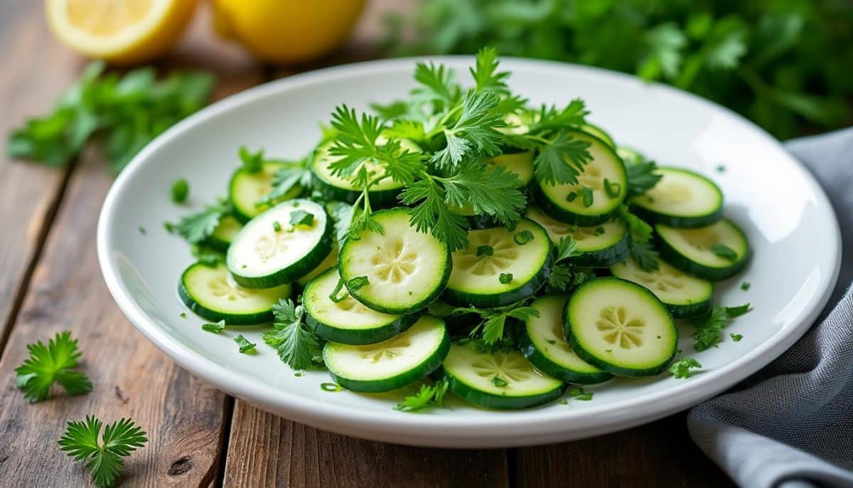 découvrez notre recette de salade de courgettes crues, une préparation fraîche et légère, idéale pour accompagner vos plats d'été. facile et rapide à réaliser, elle régalera vos convives avec des saveurs naturelles et croquantes.