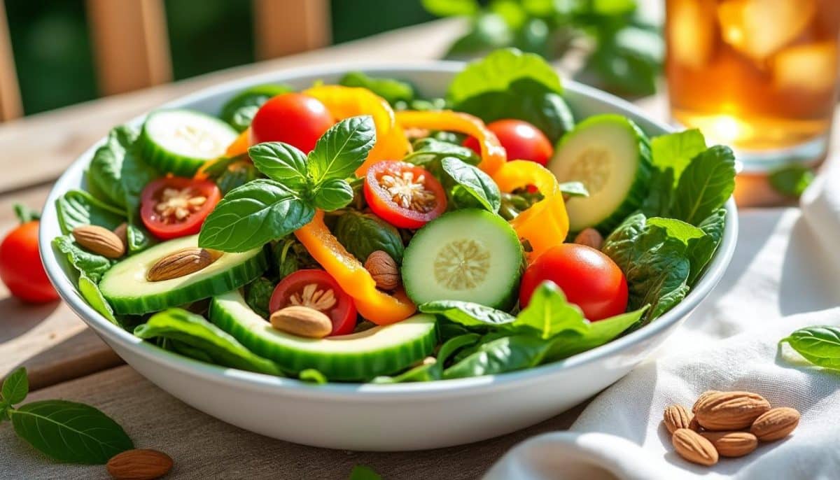 découvrez nos recettes de salade d'été, alliant fraîcheur et santé pour vos repas. parfaites pour savourer des ingrédients de saison, ces créations savoureuses vous aideront à vous rafraîchir tout en vous régalant. idéales pour les pique-niques, les barbecues ou les repas légers, apportez une touche estivale à votre table!