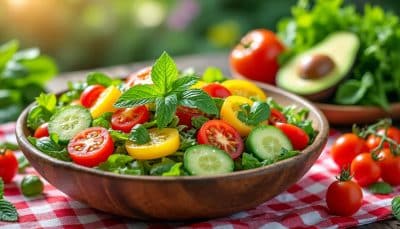 découvrez des recettes de salade d'été fraîches et colorées qui égayeront vos repas en plein air. simple à préparer, elles apporteront une touche de légèreté et de saveurs estivales à vos pique-niques et barbecues.