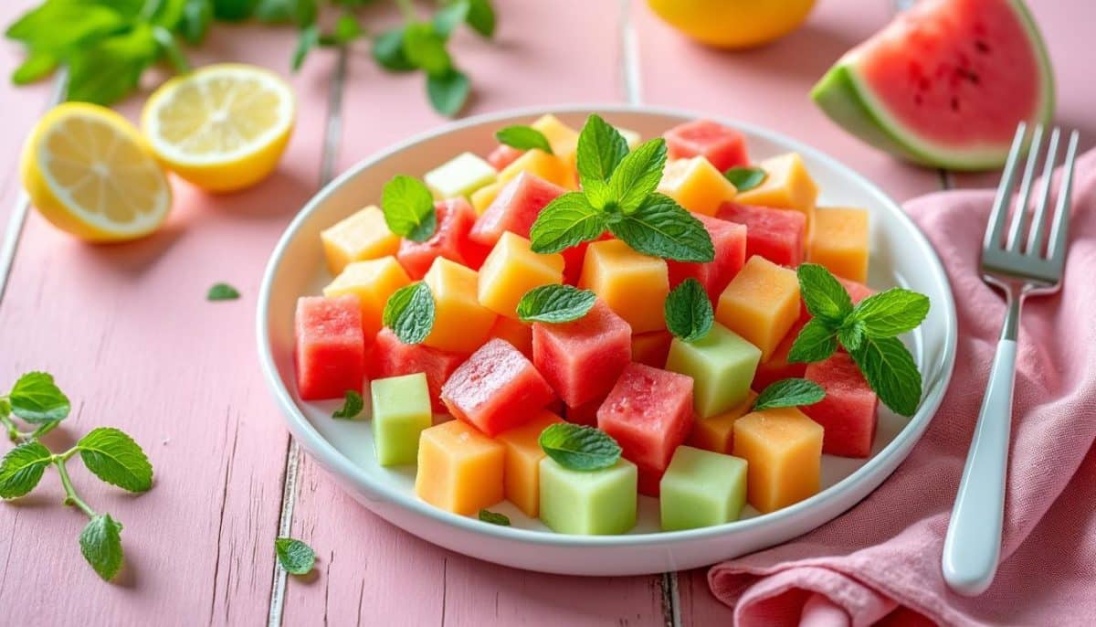 découvrez notre délicieuse recette de salade melon, un plat rafraßchissant idéal pour l'été 2025. profitez de la douceur du melon associé à des ingrédients frais pour une explosion de saveurs et une touche de légÚreté.