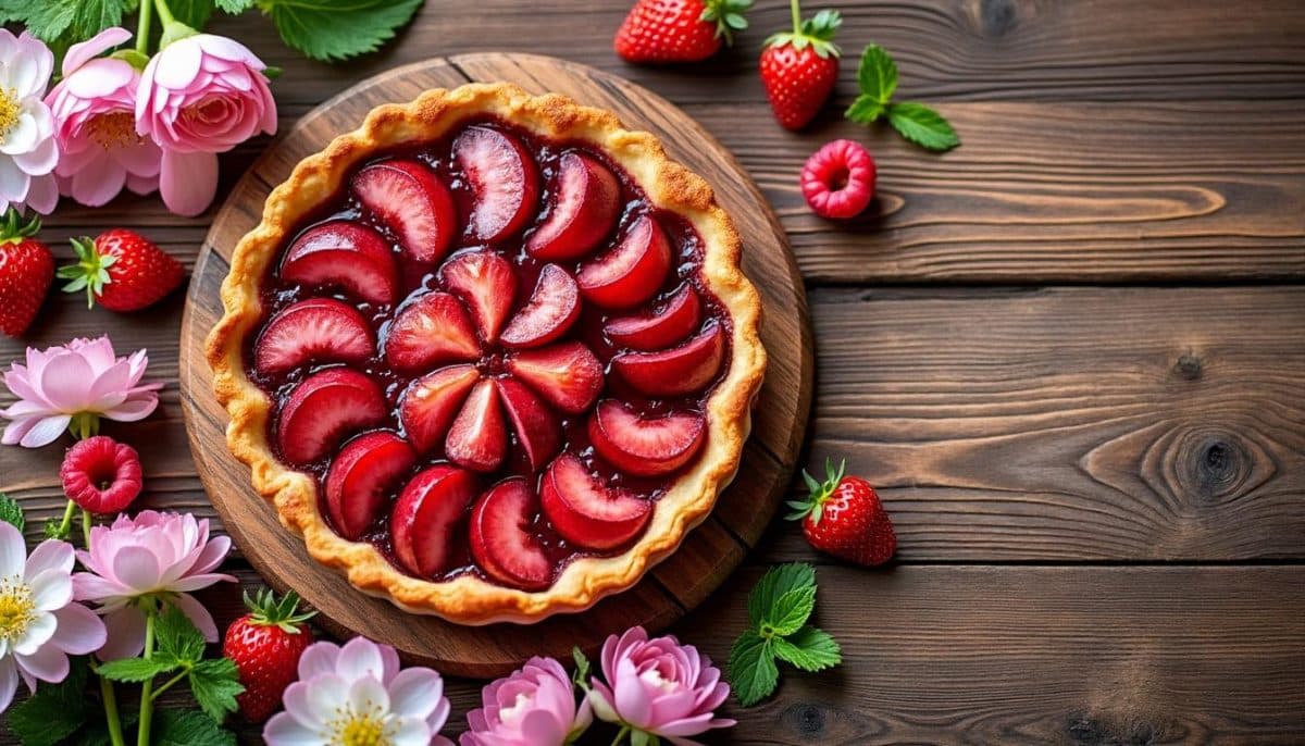 découvrez notre délicieuse recette de tarte aux prunes rouges, un dessert gourmand à ne pas manquer en 2025. savourez la douceur des prunes juteuses et le croustillant d'une pâte parfaite. réveillez vos papilles avec cette spécialité automnale incontournable!