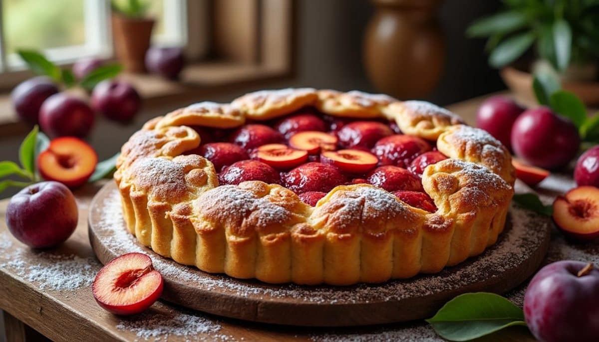 découvrez la délicieuse recette de la tarte aux prunes rouges en 2025. cette création gourmande allie le goût sucré des prunes à une pâte savoureuse, idéale pour régaler vos proches lors des occasions spéciales. ne manquez pas cette audition culinaire irrésistible!
