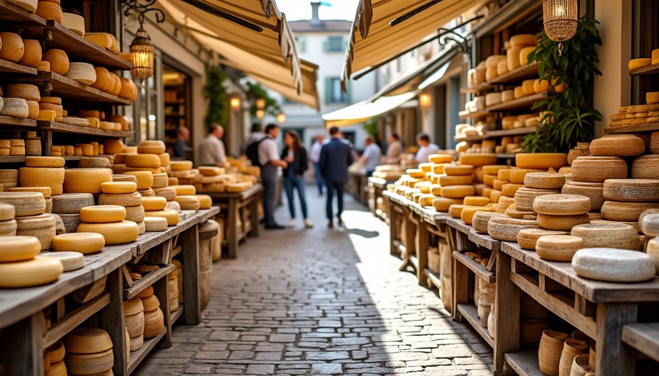 découvrez les 12 marchés parisiens incontournables où vous pourrez savourer une sélection exceptionnelle de fromages artisanaux. un voyage gourmand au cœur de paris pour les amateurs de fromage !