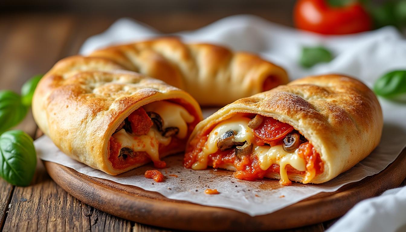 découvrez deux délicieuses recettes de calzone maison, aux saveurs surprenantes de fromage. parfaites pour émerveiller vos convives avec des saveurs authentiques et réconfortantes.