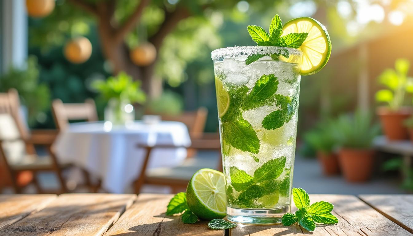 découvrez 2 délicieuses recettes de mojito sans alcool pour animer vos soirées fraîches. éveillez vos sens avec des mélanges rafraîchissants de menthe, citron et soda, parfaits pour tous les invités !