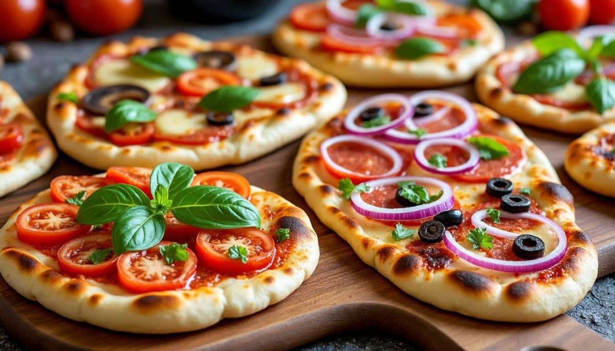 découvrez 3 délicieuses recettes de pizza naan pour un dîner express savoureux et rapide à préparer. des idées gastronomiques qui mélangent les plaisirs de la pizza et la tendresse du naan, parfaites pour les soirées où le temps vous manque !