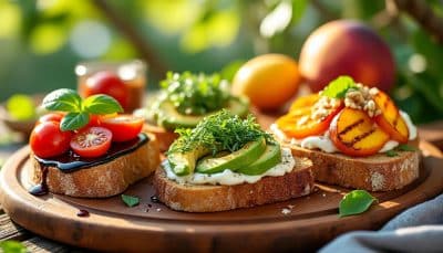 découvrez les 3 secrets de la bruschetta pour un été savoureux ! éveillez vos papilles avec des recettes rafraîchissantes, idéales pour profiter du soleil tout en dégustant des saveurs fraîches et délicieuses. parfait pour vos apéritifs estivaux !