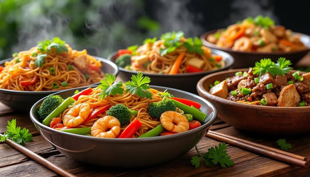 découvrez 4 délicieuses idées de nouilles sautées prêtes en un clin d'œil avec notre recette de wok minute. parfaites pour un repas rapide et savoureux, ces plats allient simplicité et saveurs irrésistibles.