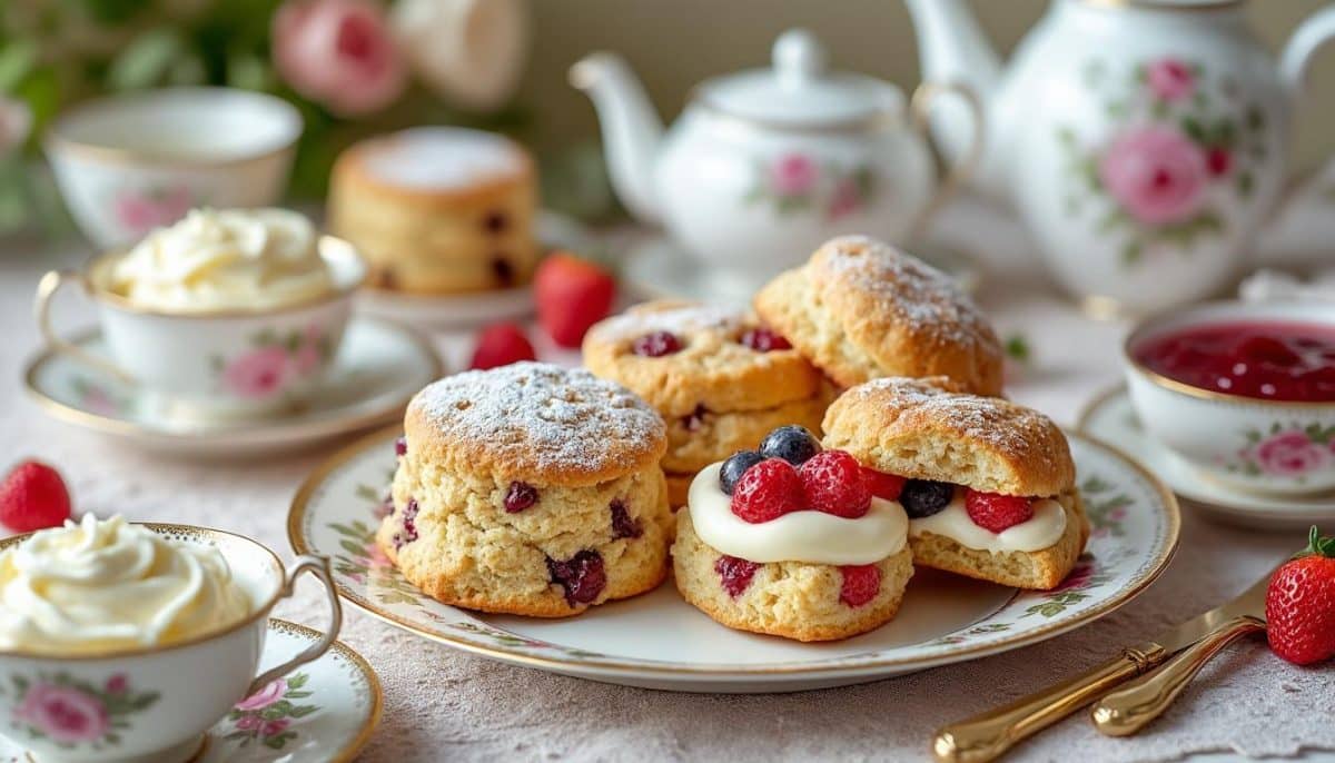découvrez 4 recettes de scones anglais délicieusement raffinés pour un tea-time chic. éveillez vos papilles avec des saveurs diverses et des associations gourmandes qui apporteront une touche élégante à vos pauses café ou thé.