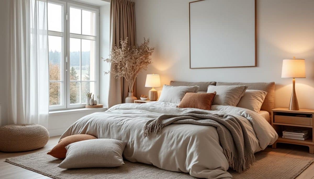 découvrez nos 5 astuces incontournables pour transformer votre chambre en un véritable cocon de bien-être. apprenez à créer une ambiance chaleureuse et apaisante qui invite à la détente et au repos. idées déco, choix des couleurs, éclairage et textiles : tout pour une chambre cocooning parfaite !