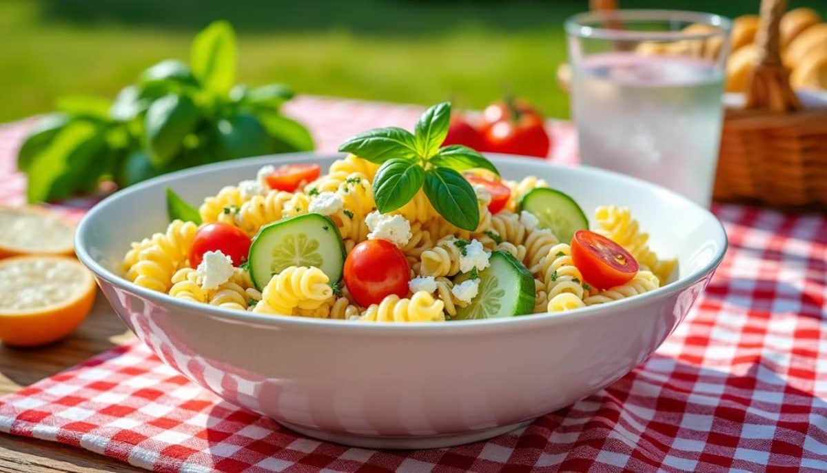 découvrez 5 délicieuses idées de salades de pâtes pour un pique-nique réussi ! faciles à préparer et pleines de saveurs, ces recettes malines raviront vos papilles tout en étant pratiques à emporter. parfaites pour un repas en plein air entre amis ou en famille !