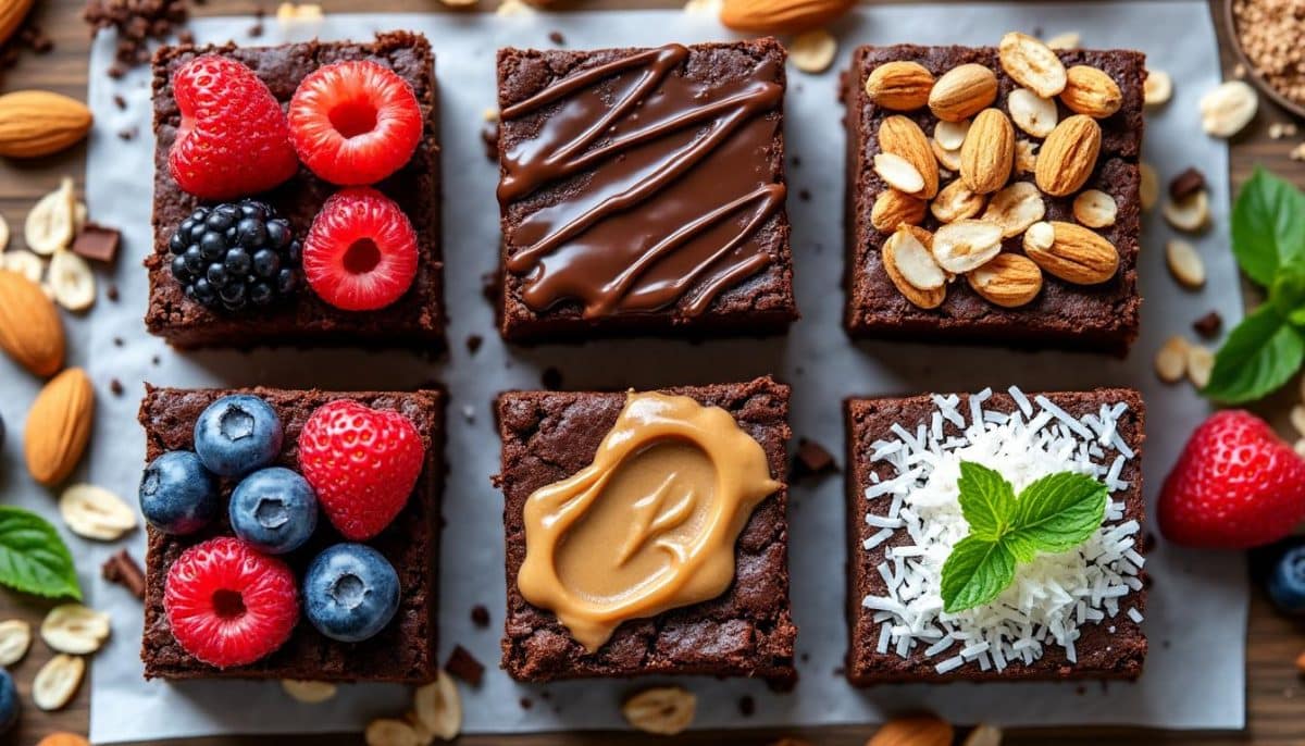 découvrez 6 délicieuses idées de brownies sains au chocolat fondant ! parfaits pour satisfaire vos envies sucrées tout en restant léger, ces brownies allient saveurs riches et ingrédients nutritifs. essayez-les dès maintenant pour un dessert gourmand et équilibré.