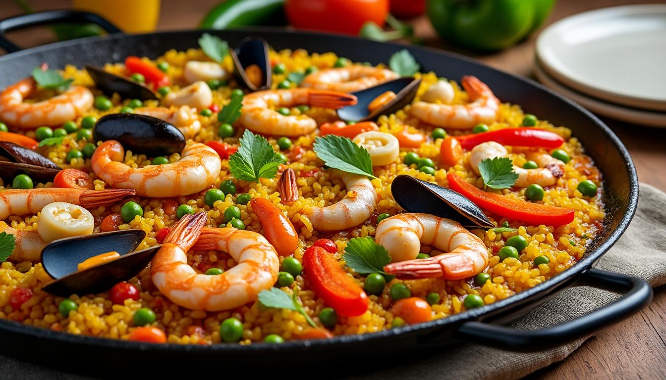découvrez 7 délicieuses recettes de paella maison pour apporter un goût d'espagne à votre table. explorez des variantes authentiques et savoureuses qui raviront vos convives et transformeront vos repas en une véritable fiesta culinaire.