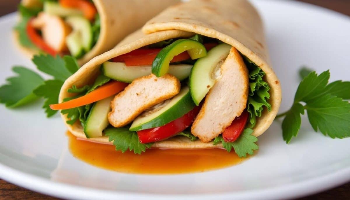 découvrez nos 7 délicieuses recettes de wraps au poulet, parfaites pour un déjeuner express ! des options rapides et savoureuses qui allient fraîcheur et praticité, idéales pour un repas sur le pouce.