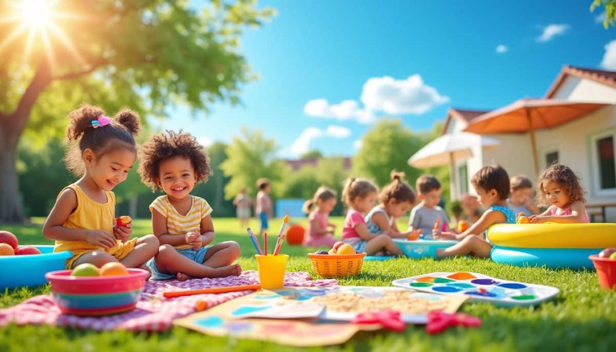 découvrez des idées d'activités estivales pour la crèche en utilisant le matériel déjà disponible. stimulez la créativité et le développement des enfants tout en favorisant le partage et l'apprentissage à travers des jeux ludiques et éducatifs.