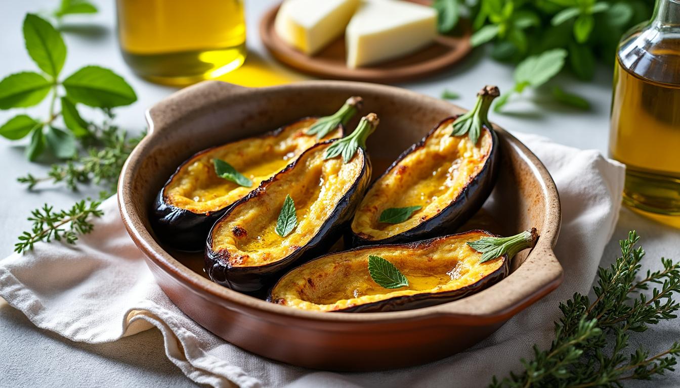 découvrez la recette des aubergines confites à la turque, une méthode qui les rend irrésistiblement crémeuses. apprenez à préparer ce délice savoureux qui embellira vos plats et ravira vos invités avec des saveurs authentiques et envoûtantes.